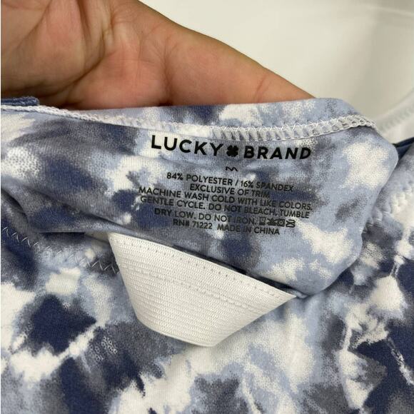 Lucky Brand Womens 2 pack Bodysuits Top Tank NEW Size Medium Strappy - Picture 6 of 12